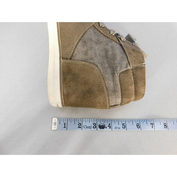 AMERICAN EAGLE OUTFITTERS TAN-ISH GRAY SNEAKERS, GYM SHOES, WOMAN'S SIZE 7 - Picture 9 of 11